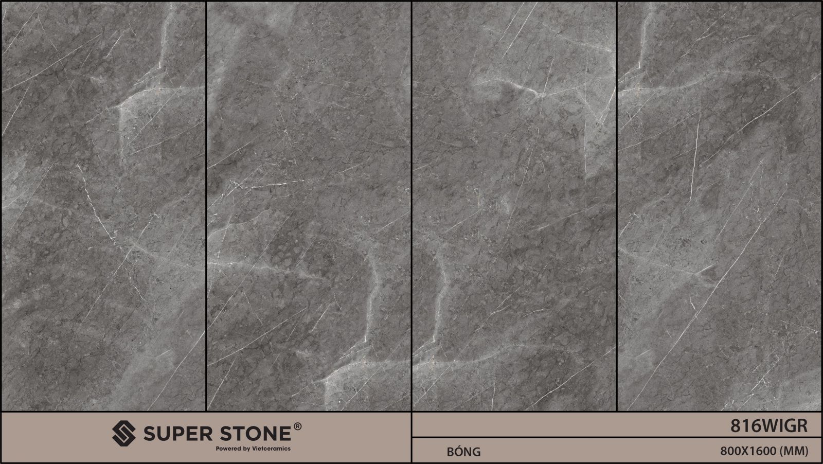 Gạch ốp lát 800x1600 Ấn Độ 816WIGR