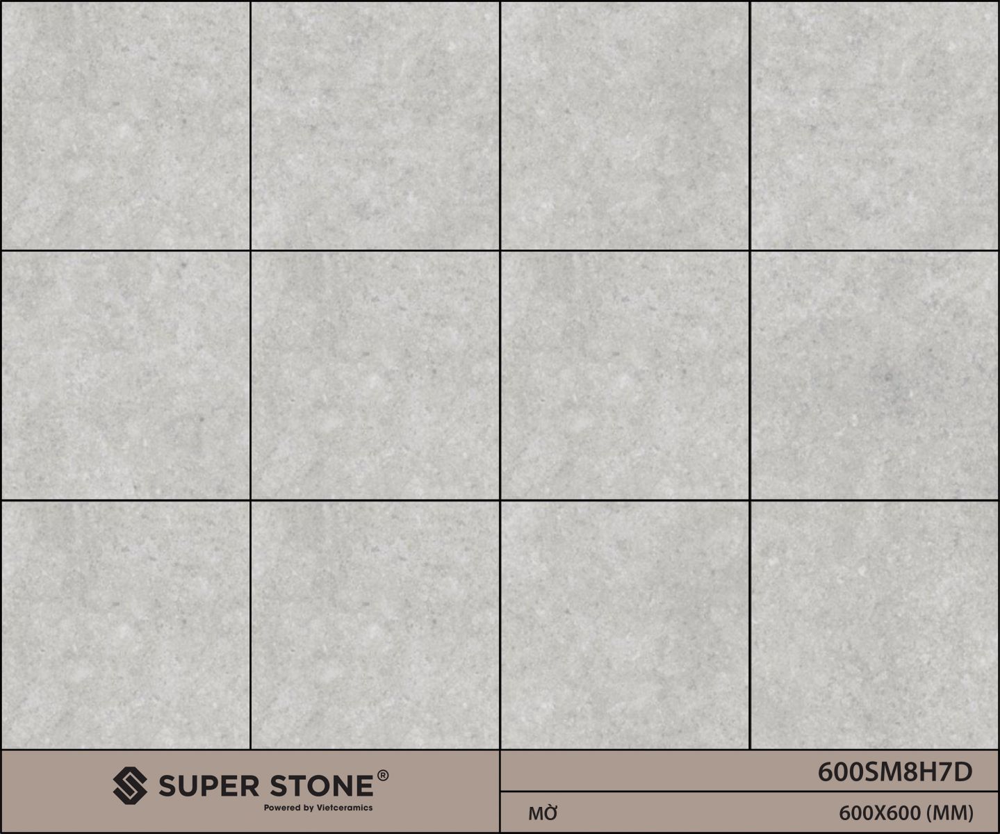 Gạch ốp lát 600x600 Malaysia 600SM8H7D