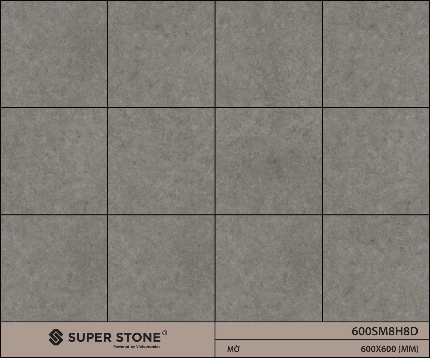 Gạch ốp lát 600x600 Malaysia 600SM8H8D