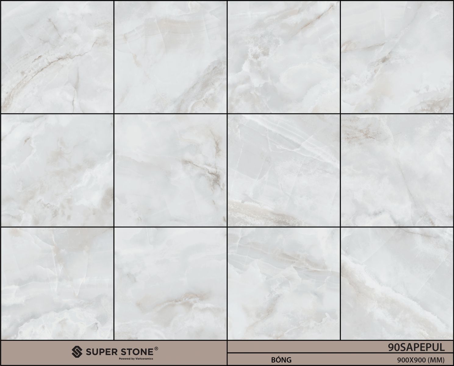 Gạch ốp lát 900x900 Tây Ban Nha 90SAPEPUL