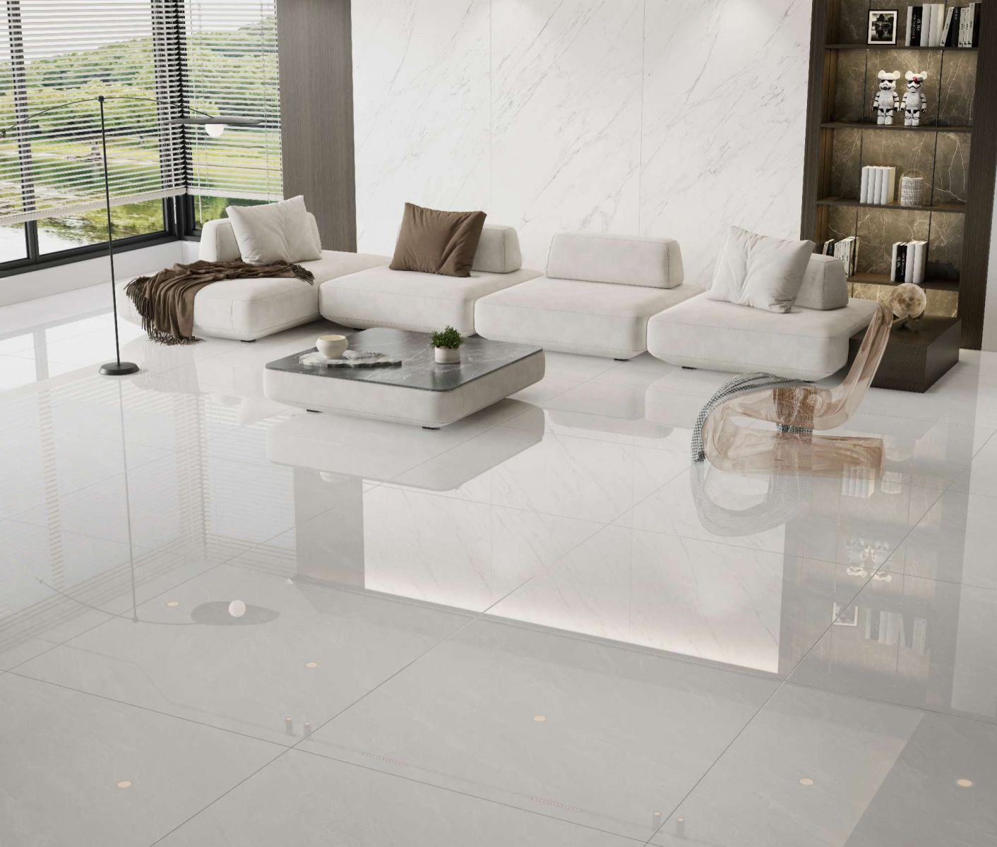 Gạch lát nền khổ lớn 1200x1200 Viglacera mã CL2-P121201