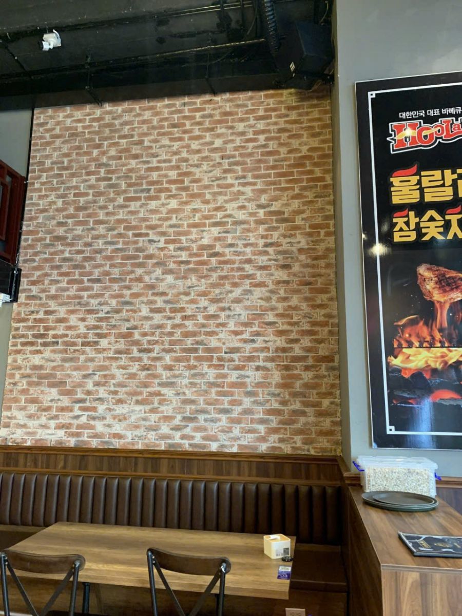 Gạch cổ màu trắng đỏ Vĩnh Cửu - Gạch ốp tường trang trí