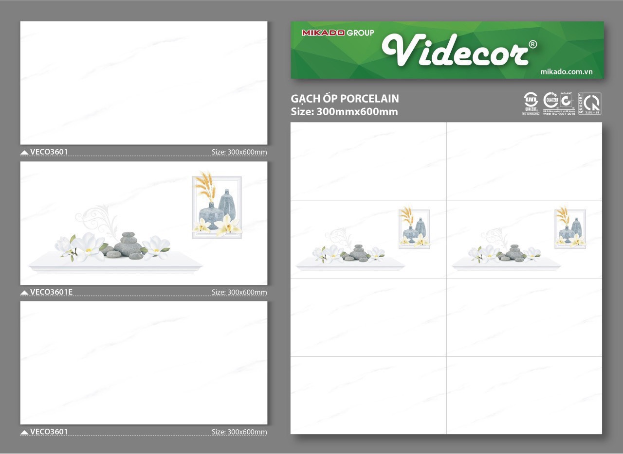 Gạch 300x600 Mikado Videcor ECO3601-VECO3601E giá rẻ