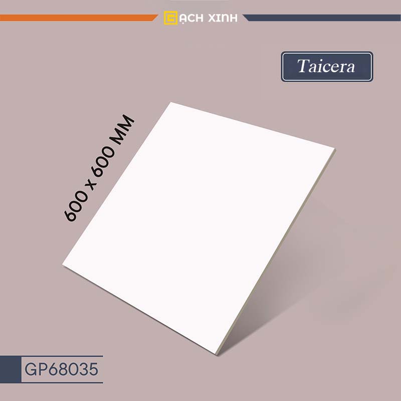 Gạch ốp lát 600x600 Taicera G68035 trắng