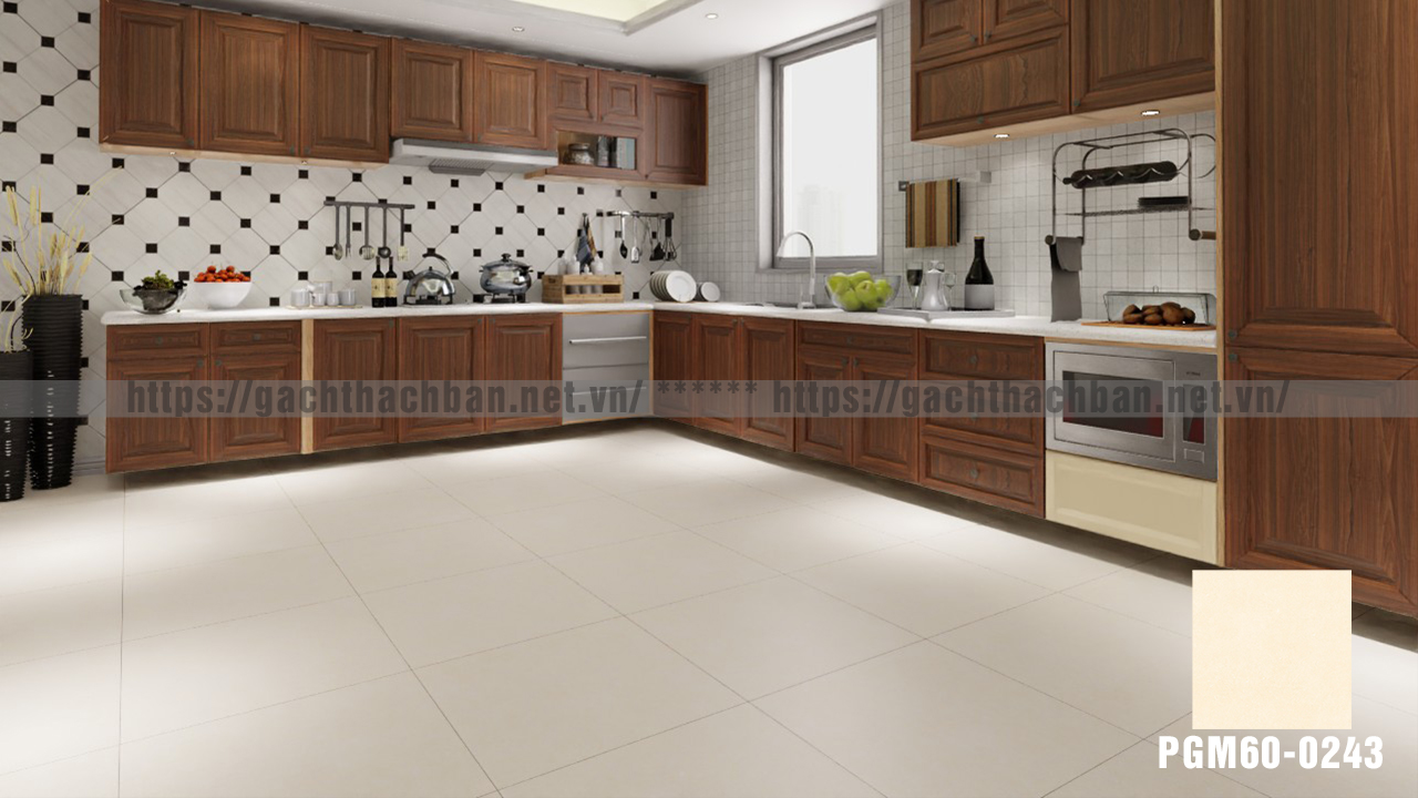 Gạch giả xi măng Thạch Bàn màu beige PGM60-0243