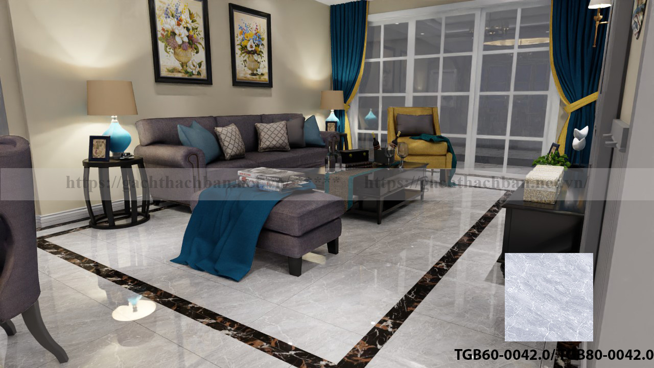   5 mẫu gạch lát nền Thạch Bàn đẹp cho phòng khách tại Giang Châu