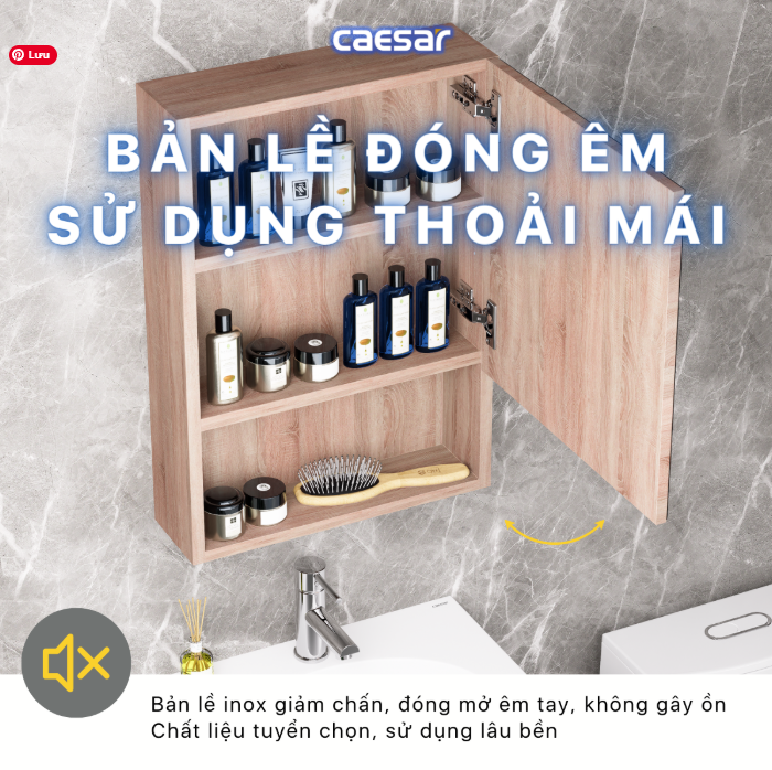 Hình ảnh Tủ gương Caesar EM0145W