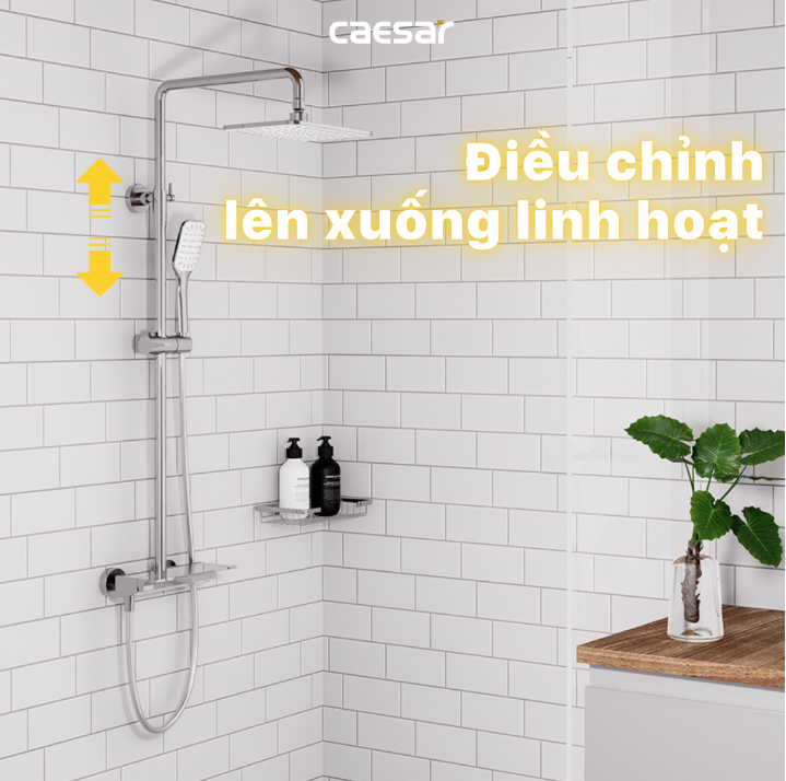 Sen Tắm Cây Nóng Lạnh Caesar S688C